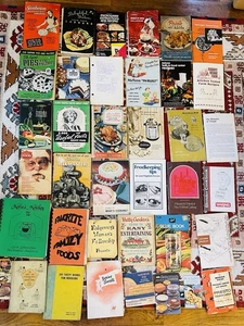 Cookbooks Pamphlets Recipe Booklets 38 Total - Vintage -  see photos some OLD - Picture 1 of 9