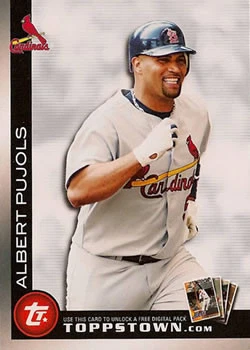 2010 Topps #TTT14 Albert Pujols Ticket to Topps Town - Image 1 of 2