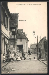 CPA Honfleur, La rue de l´Homme-en-Bois - Picture 1 of 2