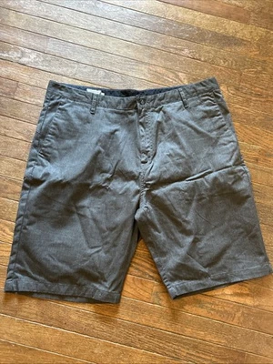 Vtg Volcom Gray Shorts Men’s 40 Logo Rare Made In USA 90’s - Image 1 of 4