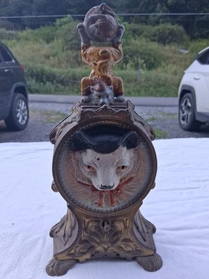 cat and mouse mechanical bank Book Of Knowledge - Image 1 of 4