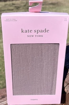 Medias para mujer Kate Spade lila pálida brillantes S/M pequeñas medianas $25 venta al por menor Nueva York Foto 1 de 4