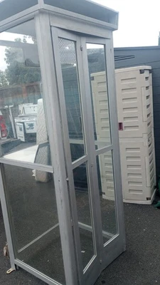 Phone Booth Vintage Telephone Booth Pay Phone Make An Offer Cash Is King - Image 1 of 4