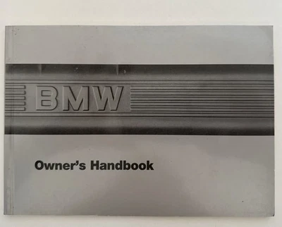 1987/1988/1989 BMW L6/M6 635 owners manual NOS unused 87/88/89 - Image 1 of 3
