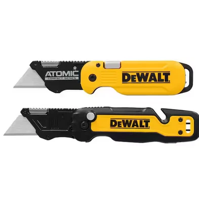 Klappbarer Teppichmesser (2er Pack) Allzweck Taschenmesser Klinge Arbeit Druckknopf - Bild 1 von 4