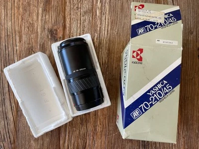 ZOOM AF YASHICA KYOCERA 70-210 / 4,5 TRÈS BON ÉTAT - Photo 1/4