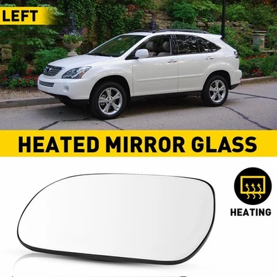 Power Heated Left Mirror Glass For 2004-2009 Lexus RX300 RX330 RX350 RX400H EXV - Imagem 1 de 4