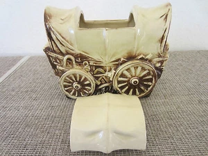 WESTERN AMERICANA, "MC COY," COVERED WAGON, COOKIE JAR - Picture 1 of 7