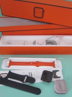 Apple Watch Series 4 Hermès 44mm Edelstahlgehäuse / GPS - in OVP - Bild 1 von 4