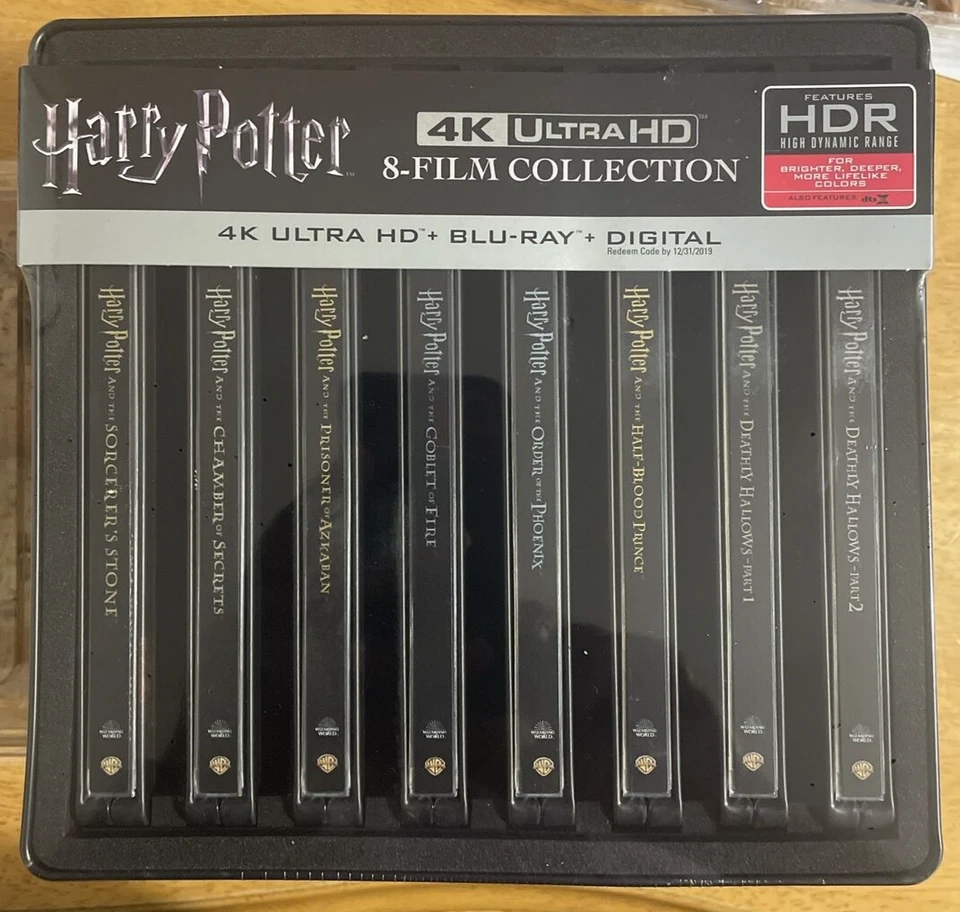 HARRY POTTER 8-FILM COLLECTION (4K UHD + BLU-RAY - EXCLUSIVE STEELBOOK™ EDITION) - Image 1 of 4