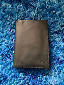 Allett Original Wallet,Onyx Black Leather,Slim Minimalist| RFID Blocking, Bifold