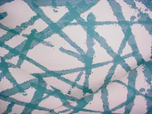 2-3/4Y TELA TAPICERÍA JACQUARD STROBELITA ESTROBELITA VERDE AZULADA - Imagen 1 de 4