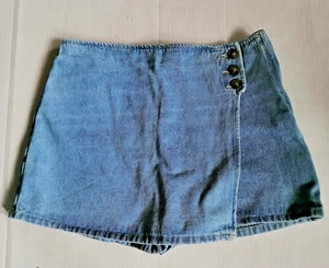 Damen Junior Größe Large Denim Jeansshorts Skout weiche Taille 29" - Bild 1 von 5