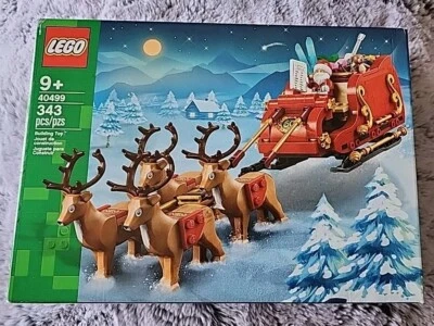 ¡NUEVO! Trineo de Santa de vacaciones Lego genuino 40499. ¡SELLADO! 343 piezas/piezas. Edades 9+. Foto 1 de 4