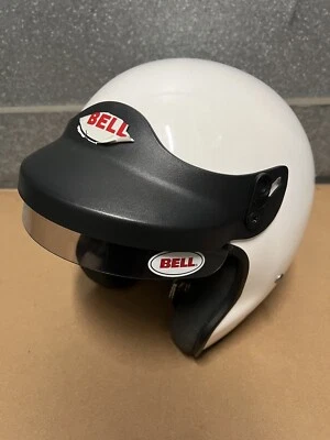 Casco Bell Mag-4 Racer Series Blanco Coche Moto Talla Pequeña SA2000 Foto 1 de 4