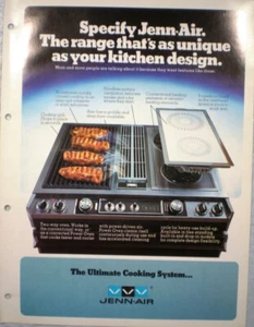 Vtg JENN-AIR Catalog RETRO Kitchen Design Range Ovens Cooking 1979 - Picture 1 of 2