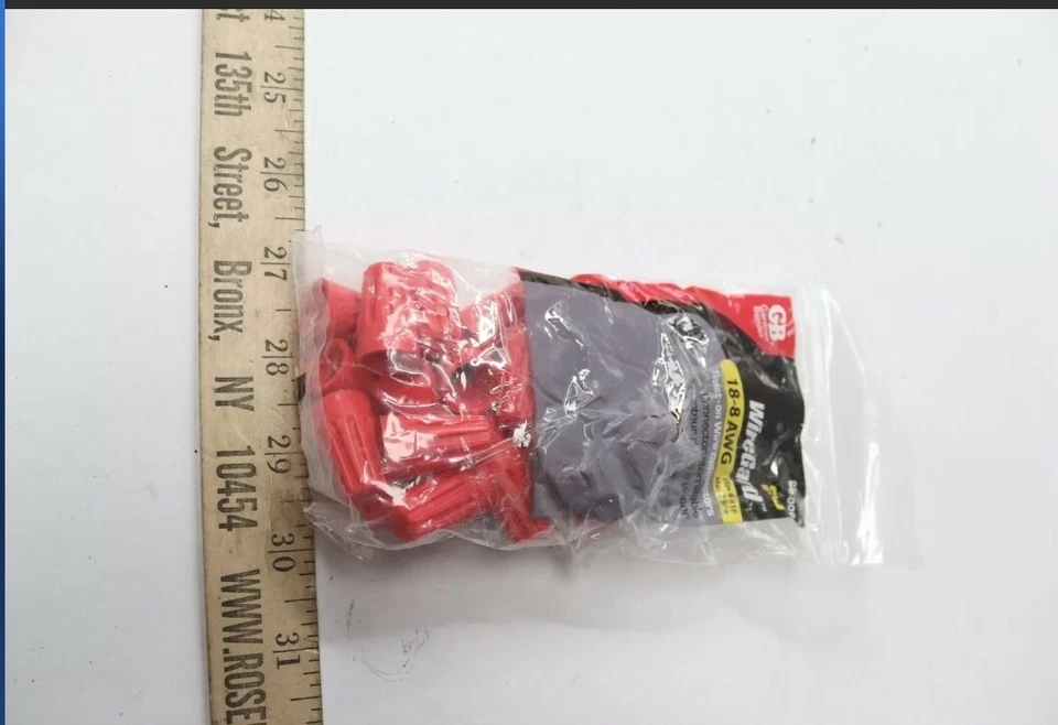 (25 шт.) закручивающиеся соединители проводов Gardner Bender 18-8 AWG 25-006 - Изображение 1 из 1