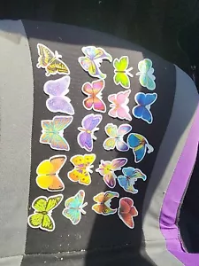 20 pcs Fancy Butterfly Stickers For Laptop Phone Case Decoration Skateboard Cute - Picture 1 of 4