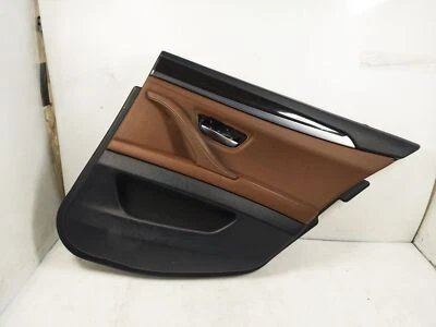 BMW 528I 2011-2016 panel interior puerta pasajero trasero derecho fabricante original negro/marrón Foto 1 de 4