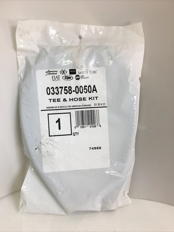 American Standard 033758-0050a Tee & Hose Kit No Finish