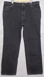 Pantalones de mezclilla para hombre de colección marca Riders 100 % algodón 5 bolsillos negros talla 42 x 30 hechos en EE. UU. - Imagen 1 de 8