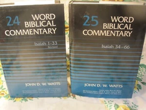 Word Biblical Commentary (2 HC) ISAIAH 1-33 & Isaiah 34-66 by John D Watts - Picture 1 of 9