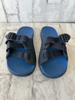 Sandálias Chaco unissex infantil pimenta grande infantil azul tamanho 4 - Imagem 1 de 4