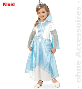 Schneeprinzessin Kostüm 104-128 eisblau Prinzessin Fasching 1210098G13 - Bild 1 von 4