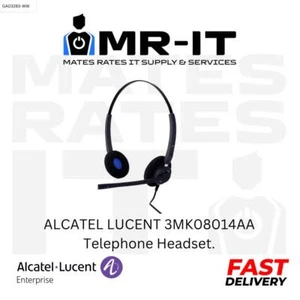 ALCATEL LUCENT 3MK08014AA wired over-the-ear headset with usb connector. - Picture 1 of 1