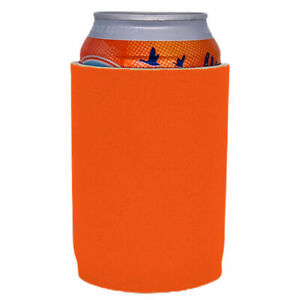 Blank Thicker Neoprene Full Bottom Can Coolie: Choose Color and Quantity
