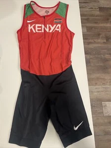 NWOT Nike Pro Elite Kenya Olympic Track Field Singlet Speedsuit Sz S 898135 - Picture 1 of 5
