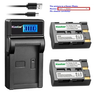 Kastar Battery LCD Charger for Original Genuine OEM Samsung SLB-1674 Battery