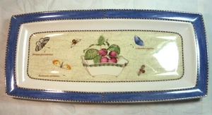 Wedgwood Sarah's Garden * 1 rechteckige Servierschale * 14 1/4" England Porzellan - Bild 1 von 5