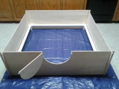 Dog  Whelping Box Large 47" x 47" W /PVC Railing /Puppy Pen, Free Shipping/ Sale - Image 1 of 2