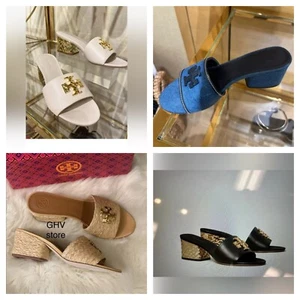 Sandalia Tory Burch Everly 55 mm de cuero con tacón bloque  - Imagen 1 de 14