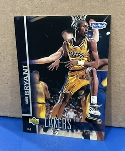 KOBE BRYANT 1998 UPPER DECK STARTING LINEUP CARD - LOS ANGELES LAKERS - Picture 1 of 2
