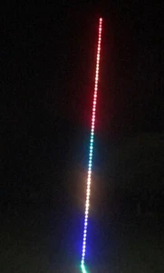 Christmas Festive USB 10M Dream Chasing Flagpole Lights remote / app control - Picture 1 of 18
