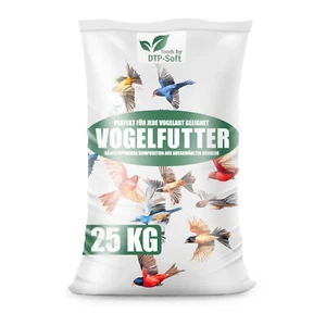 25 kg Vogelfutter Streufutter Wildvogelfutter 4 Jahreszeiten Vögel Premium 25kg - Bild 1 von 8