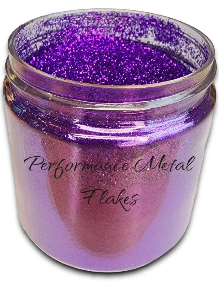 Tarro de 4 oz / 120 ml PREMIUM escamas de metal motocicleta, aditivo de pintura de grado automotriz Foto 1 de 3