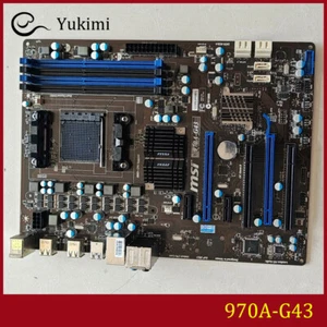 FOR MSI 970A-G43 DDR3*4 32GB AM3 AMD ATX Motherboard Test OK - Picture 1 of 4