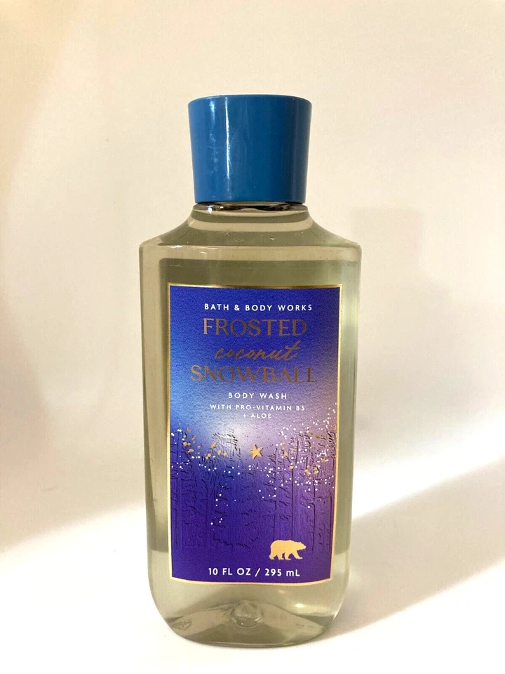 Gel de ducha/lavado corporal Bath & Body Works bola de nieve de coco esmerilado 2024 10 oz NUEVO Foto 1 de 1