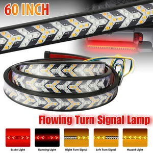 60" 528-LED Truck Strip Tailgate Turn Brake Light Bar For GMC Ford Chevy 4500 - Picture 1 of 22