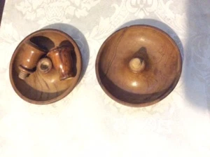 Treenware Reisekerzenleuchter - "Brighton Buns" frühe Beleuchtung SELTEN & schwer zu finden - Bild 1 von 9