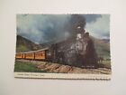 Railroad Railway Denver Rio Grande Narrow Gauge Continental sized Postcard