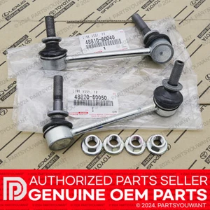 GENUINE Toyota 03-23 4Runner FJ Cruiser GX470 Front Stabilizer Bar Links w/ Nuts - Picture 1 of 7