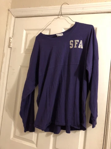 G.America Stephen F. Austin Lumberjacks Long Sleeve Purple XL Shirt Cover