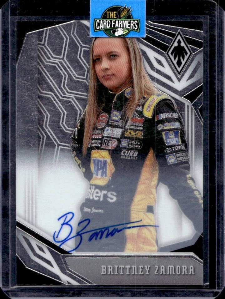 2020 Chronicles Phoenix NASCAR Racing Brittney Zamora Auto Autograph RC #027/100