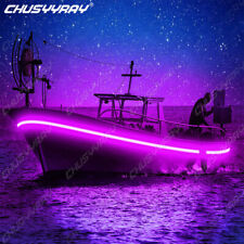 16 ft UV LED Strip Black Light Night Fishing Ultraviolet Boat 12V DC