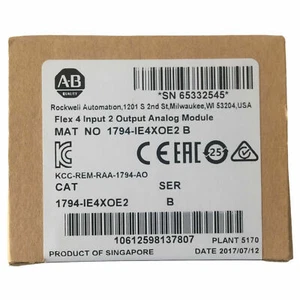 New Factory Sealed AB 1794-IE4XOE2 Flex 4 Input 2 Output Analog Module CA STOCK - Picture 1 of 1