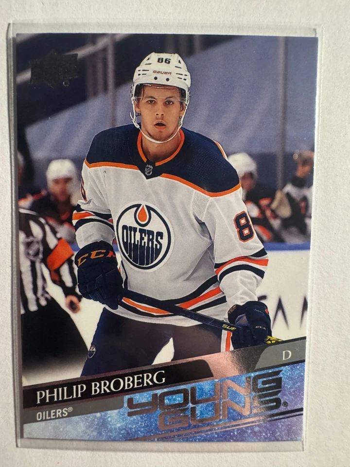 K276,504 - 2020-21 Upper Deck #204 Philip Broberg YG RC - Image 1 of 1